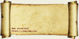 Danica Stanimirović vizit kartica